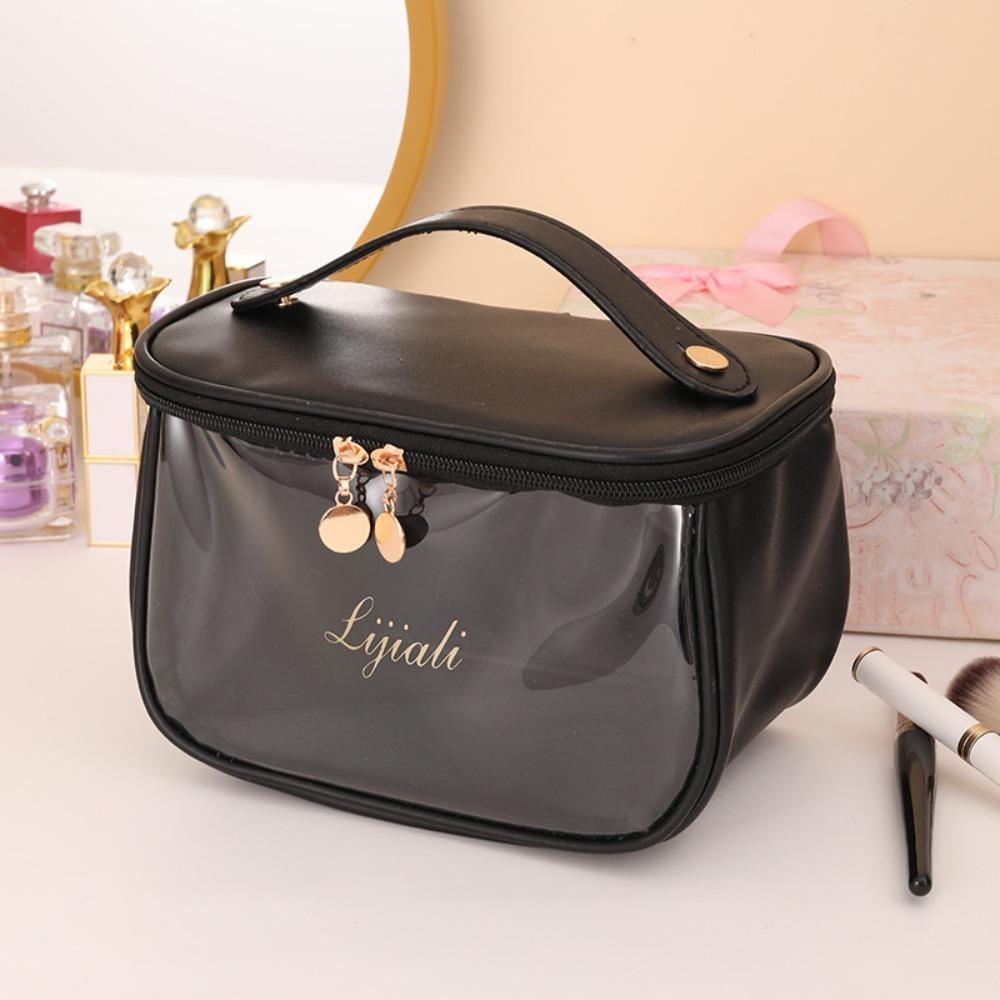 Storage Cosmetic Container Portable Portable Toiletry Bag Simple Clear Makeup Bag  Business Trips
