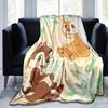1pc, Charming Chip 'n Dale Throw Blanket Perfect for Home Decor, Couch Cover, Outdoor Use, Travel, Camping, Car, Beach, Office Nap Ideal