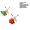 1 Pair Snail Planter Climber Flower Pot Edge Decoration Resin Cute Snail Figurine with Spring Tentacles for Home Garden Indoor Plants