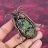 Dragon Bloodstone Gemstone Pendant Handmade Pendant Copper Wire Wrapped Jewelry