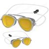Full-View Retro Goggles Anti-Fog & Leak Proof Men Women Protection Glasses Adjustable UV Protection Full Angle Swimming Goggles