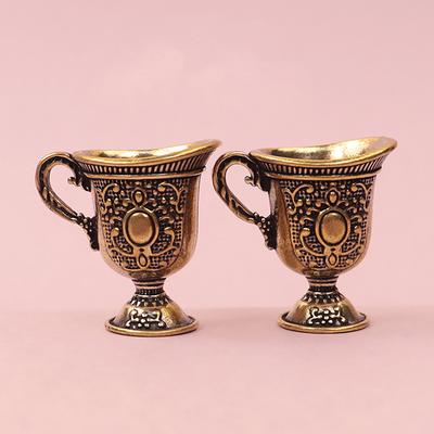 Antik Küçük Bakır Eşya Buda Çay Takımı Bakır Çay Fincanı Pirinç Anahtarlık Kolye Ev Oturma Odası Dekorasyon El Sanatları Hediye