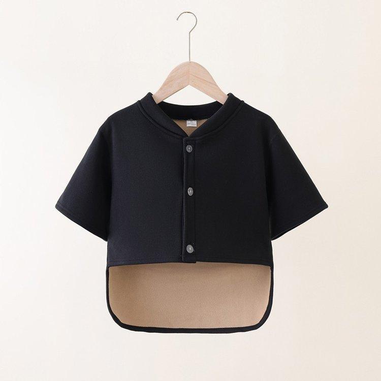 Velvet Maternity Cardigan: Shoulder & Waist Protection, Short Sleeve, Warm Sleepwear for Autumn & Winter