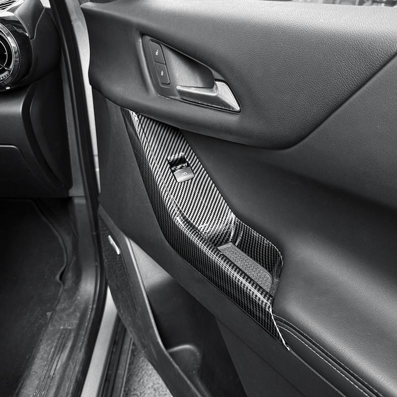 For Chevrolet Equinox 2025 2026 Carbon Fiber Window Button Frame Cover Trim Automotive Interior Accessories LHD