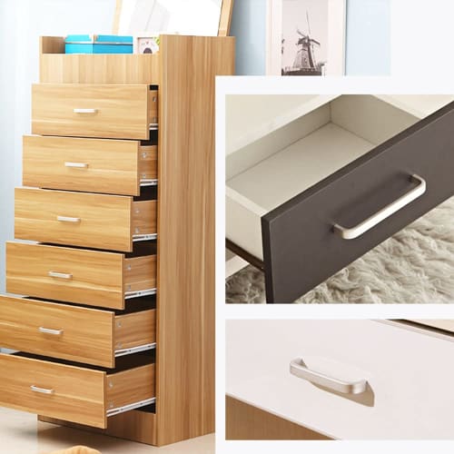 ZADAFINA 10-Piece Set of Door Handles, Cabinet Handles, Pull Handles, Drawer Pulls, Aluminum Alloy Knobs for Doors, Cabinets, Dressers, Cupboards, and