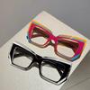 Anti Blue Light Optical Irregular Square Glasses Women Vintage Brand Designer Myopia Prescription Multicolour Eyewear  Frame