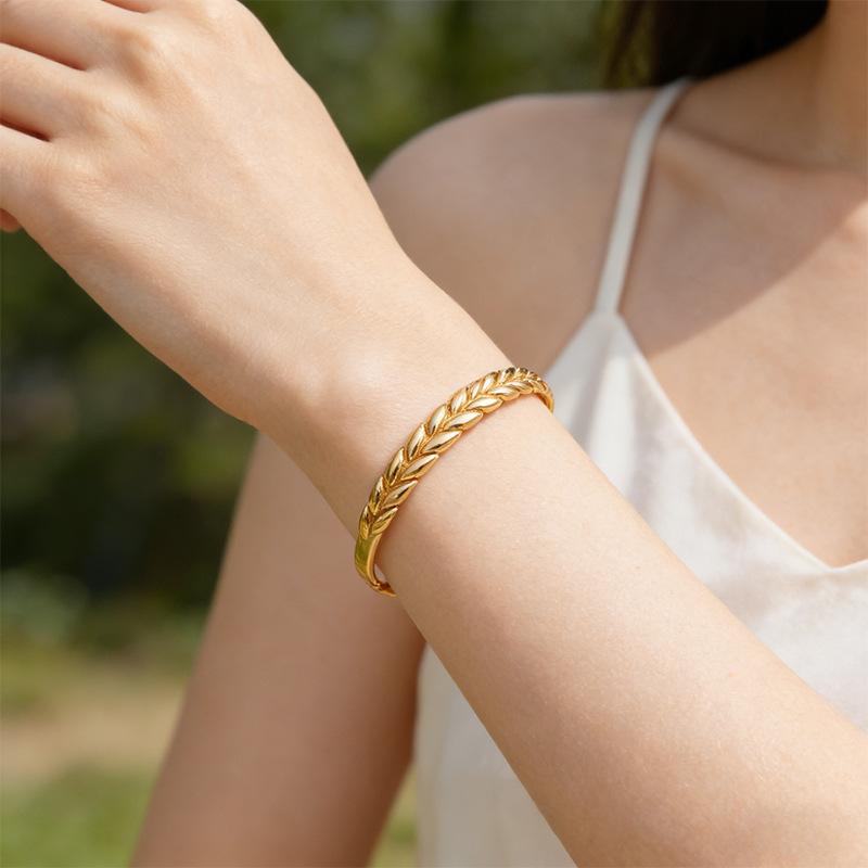 Autumn Harvest Wheat Light Luxurious and High-end Women's Jewelry Temperament Bracelet