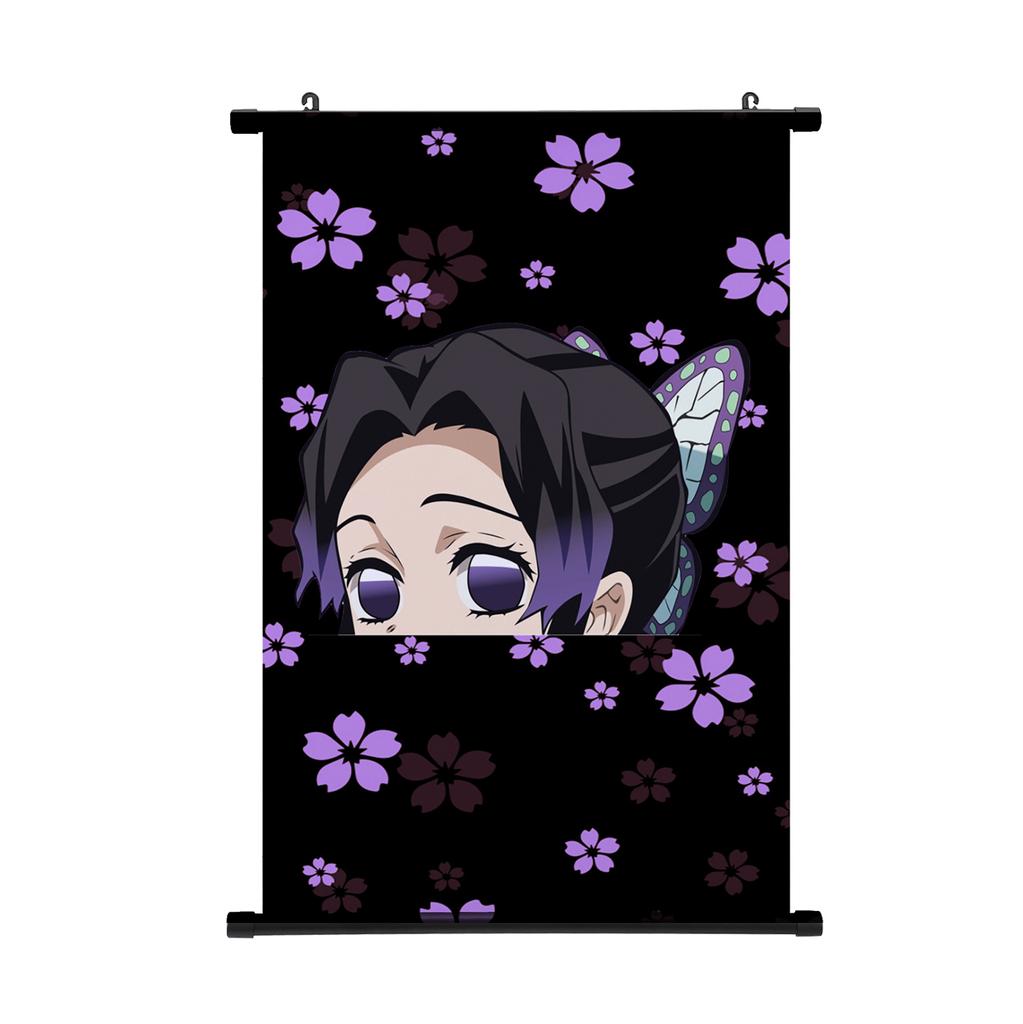 Demon Slayer Nezuko Poster Tecknad Kimetsu No Yaiba Rullposter Vägg Rullposter Populärt Mönster Målning Poster
