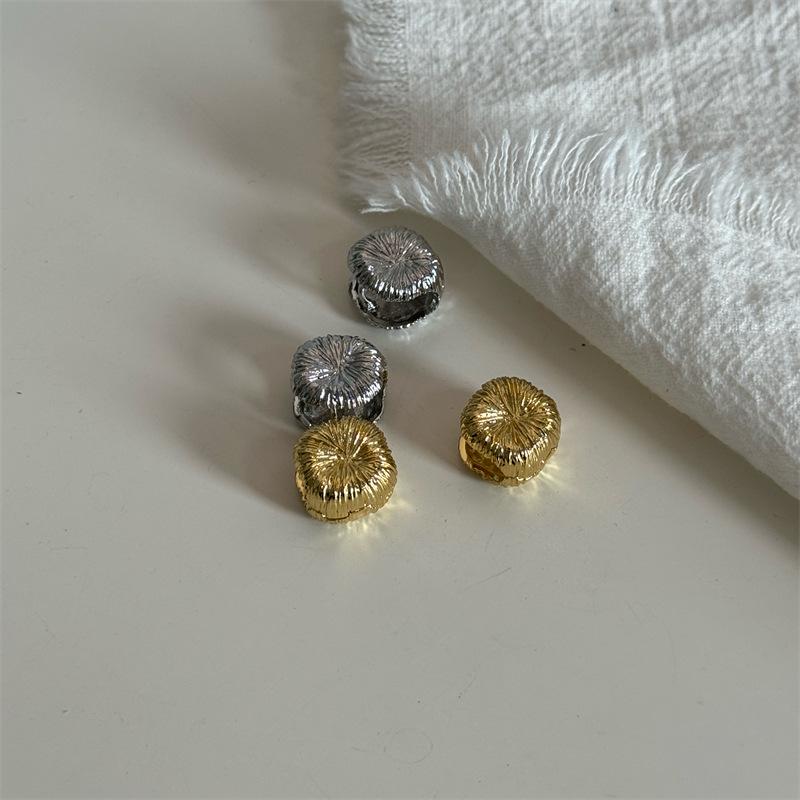 

Мини Серьги-каффы Распускающиеся фейерверки с матовой отделкой - Осенне-зимние ретро серьги высокого класса для женщин. золотой