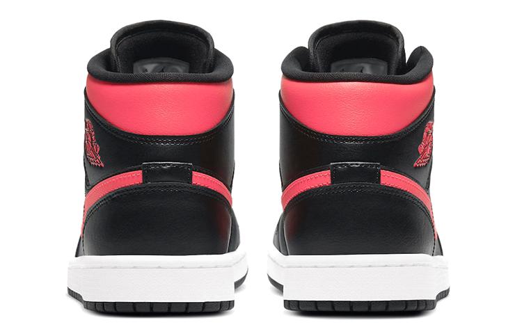 Jordan 1 Mid Black Siren Red Women's BQ6472-004