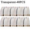 1-40PCSEVA Waterproof Transparent Suit Jacket Storage Bag Semi Packaged Clothing Dust Cover Short Wardrobe Hanging Clothes Cover