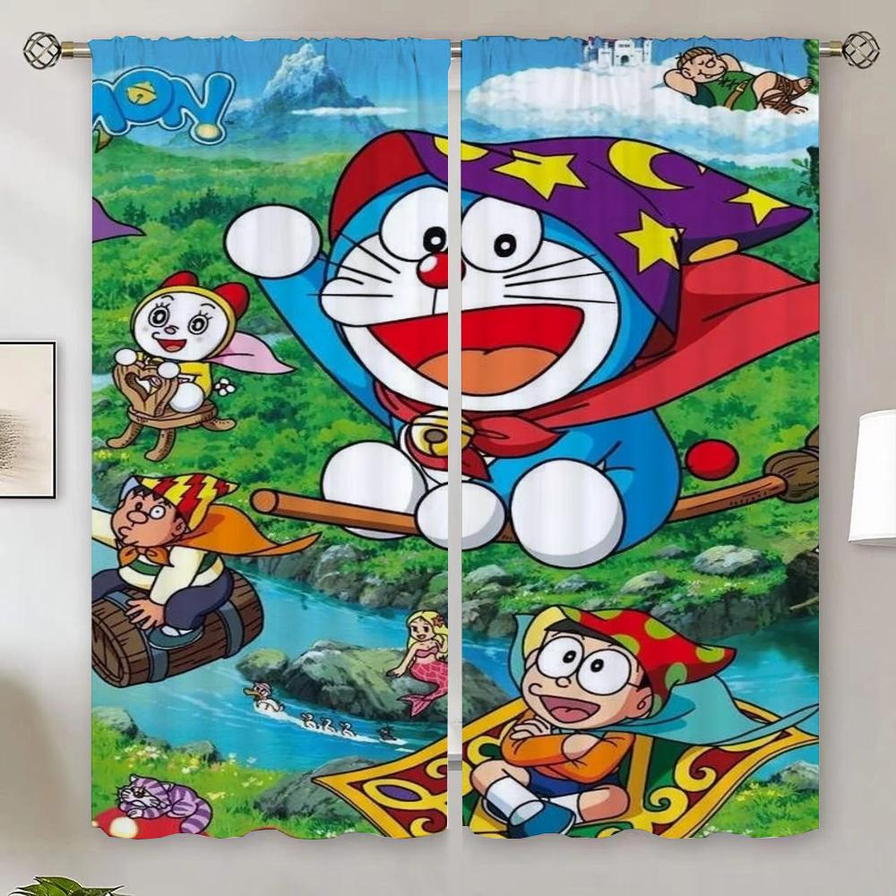 D-Doraemons Luksusowe Zasłony do Salonu dla Salonu 2 Eleganckie Sztuki Tanie Rzeczy z Darmową Wysyłką do Domu Zasłona Prysznicowa