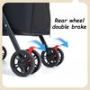 Puppy Carrier Universal Wheel Breathable Foldable Travel Stroller for Dogs Large Space Medium-sized Dog Accessories Pet Products