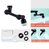 Brass Material Universal 1080 °Swivel Robotic Arm Swivel Extension Faucet Aerator Kitchen Sink Faucet Extender 2Water Flow Mode