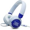 JBL Junior 320 / Kids' On-Ear Headphones / Volume Control Function / Built-in Microphone / Customizable Stickers Included / Blue / JBLJR320BLU