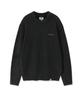 WACKY WILLY Pigment Pullover Knit Charcoal