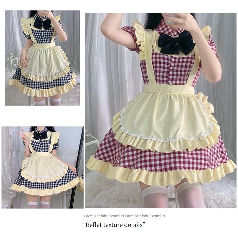 Maid Outfit Lolita Soft Girl Dress Loli Maid Uniform Cosplay Anime Dress Cosplay