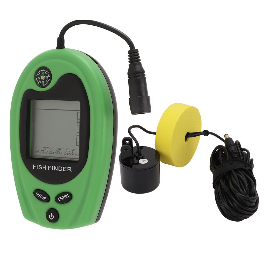 Kayak Fish Finder Sonar Detection 328 Feet Waterproof High Sensibility Depth Finder with Lanyard for Water Depth Fish
