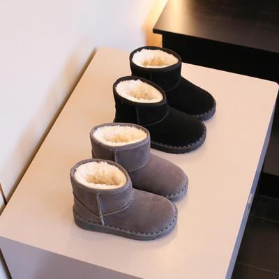 Kinder Baumwollschuhe, Samt Schneestiefel und Martin Stiefel für Herbst & Winter - Stilvolle Kurzstiefel für Jungen & Mädchen