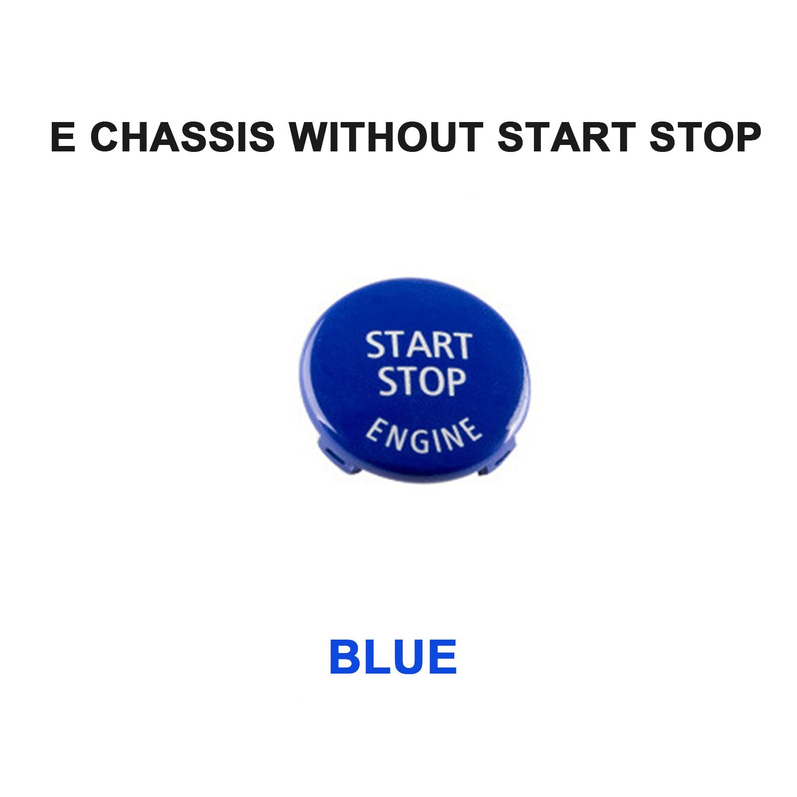 

Для BMW1 серии 5 серии X1 X5 прочная красная крышка кнопки включения/выключения двигателя Start Stop для шасси E синий