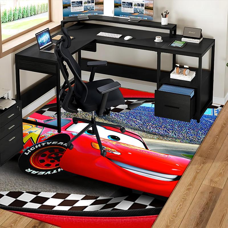 1pc Mcqueen Adventure Carpet Rug for Bedroom Living Room Decor Sofa Home Game Area Rug Non-slip Floor Mat. D0730063