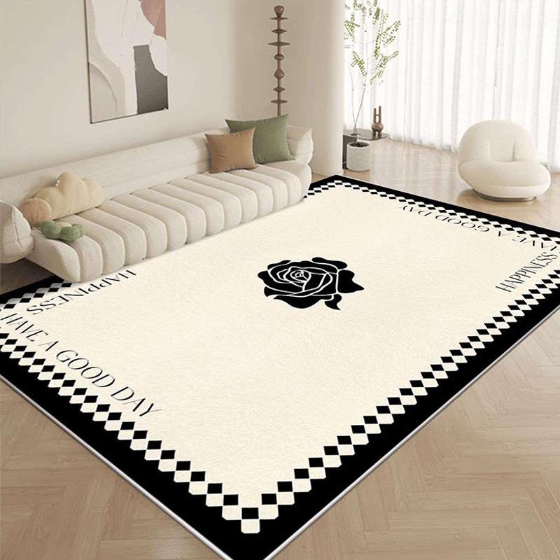 

1PC Small Fragrant Cashmere Carpet Floor Mat Non-Slip Bed Blanket For Home Bedroom Living Room Sofa Coffee Table Blanket 60X160CM(2X5.25FT