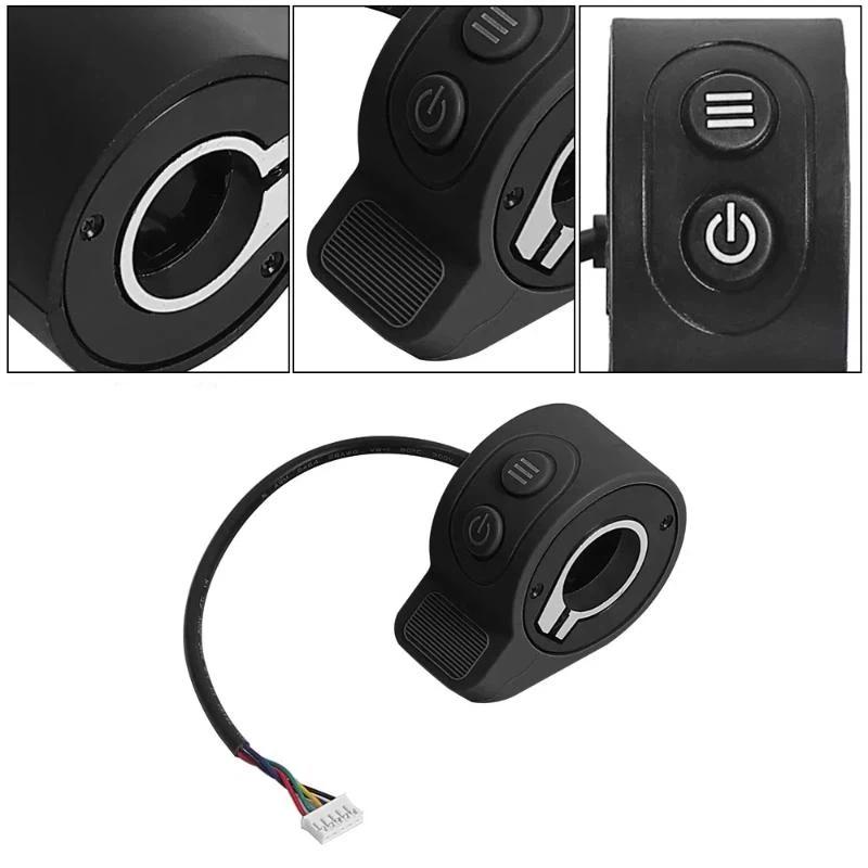 Electric Scooter Finger Throttle Accelerator Speed Controller With Headlight Switch Button Forhx X6 X7 Scooter Accessories