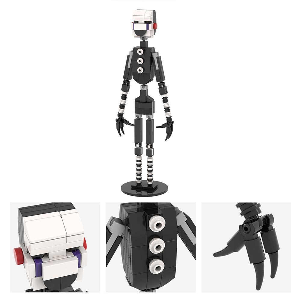 MOC 5 Nights At Fraddys Horror Game Anime Figure Bear Building Block Brick Festival Christmas Gifts Toys For Children Decoration