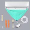 Air Conditioner Cleaning Kit Wall-Mounted AC Reusable Water Catch Bag Clean Brush