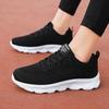 Summer Thin Sports and Leisure Shoes Single Mesh Hollow Black Travel Shoes Soft Sole Lightweight Breathable Running Shoes