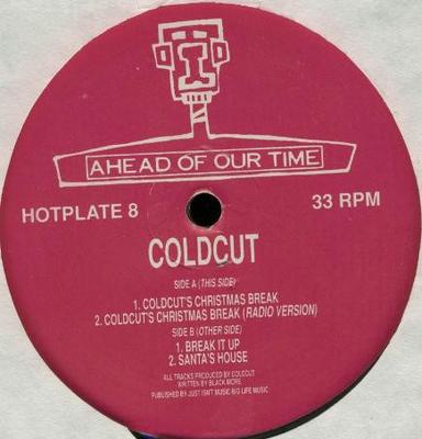12-Zoll Schallplatte COLDCUT - Coldcut's Christmas Break HOTPLATE8 Vor Unserem Ti 1989 UK Dance & Electronica Gebraucht
