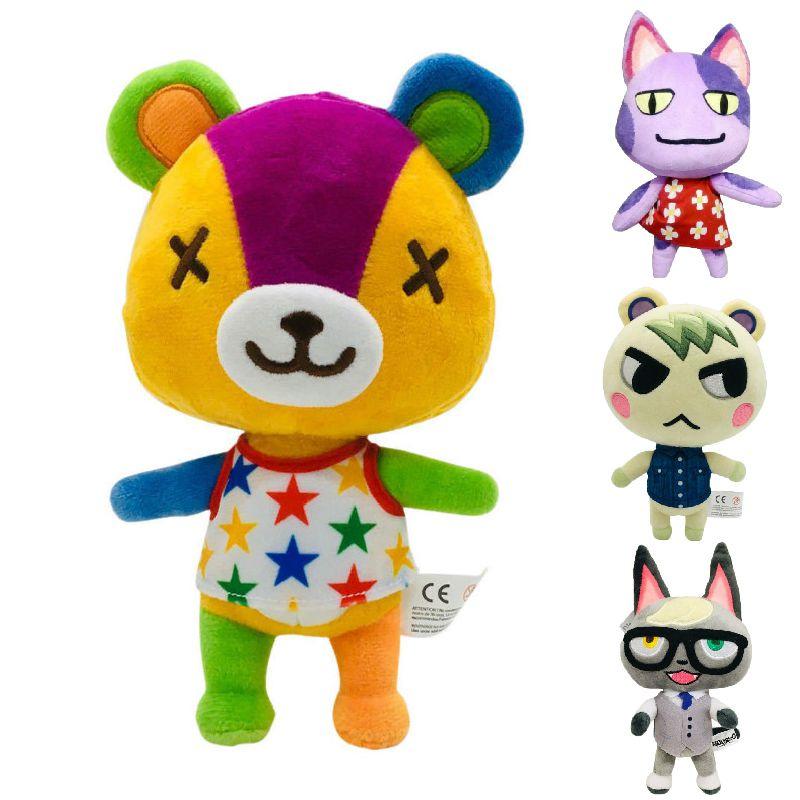 Soft And Adorable Animal Crossing Stitches Bob Marshal Raymond 8-inch Plush Toy Doll
