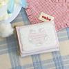 Fashionable And Versatile Bunny Card Bag Id Bag Cute Short And Multi Slot Wallet