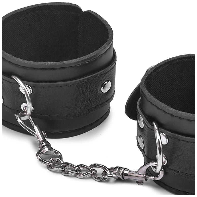 Leather Handcuffs For Sex Toys For Woman Couples Esposas Bdsm Bondage Handcuffs Exotic Accessories Adult Games