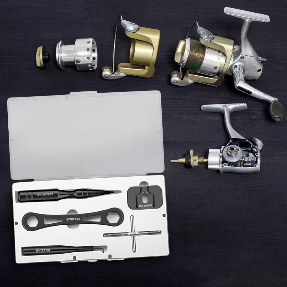 Angelrolle Demontagewerkzeug Angelrolle Wartungs-Reparaturwerkzeug Angelrolle Reparaturset DIY Modifizierte Spule Demontagewerkzeuge