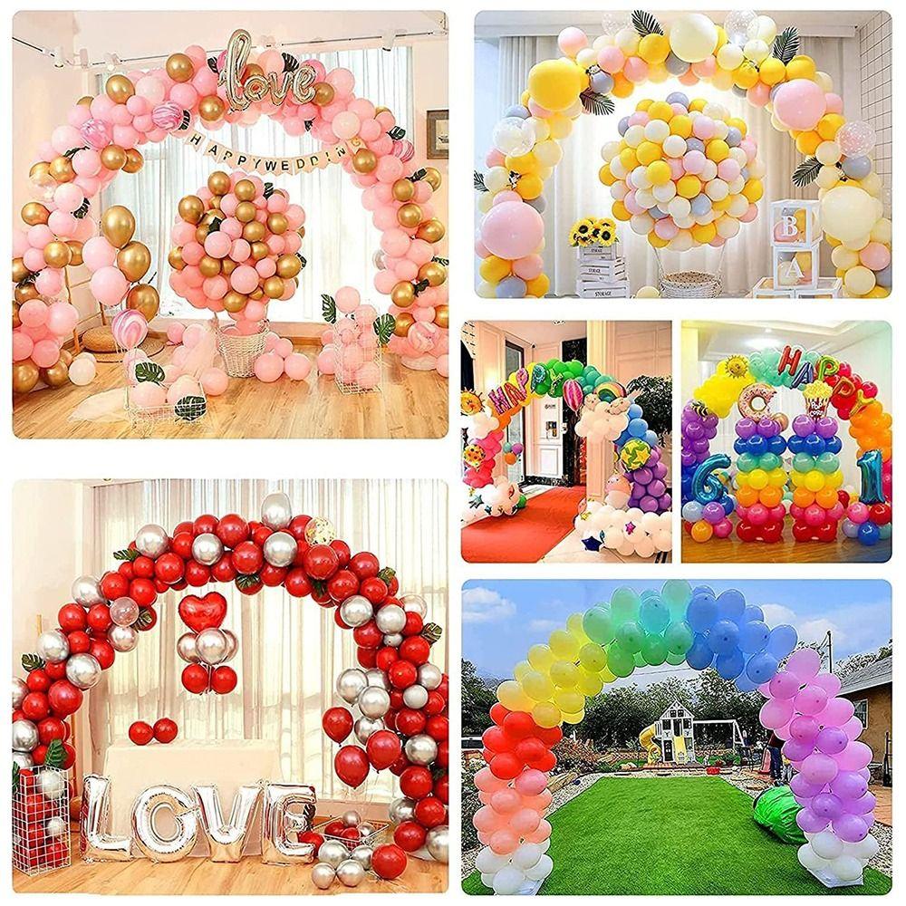 Halbkreis Rahmen Ballonbogen-Set Verstellbare Ballonbogen-Stütze Ballonständer-Halter Geburtstag