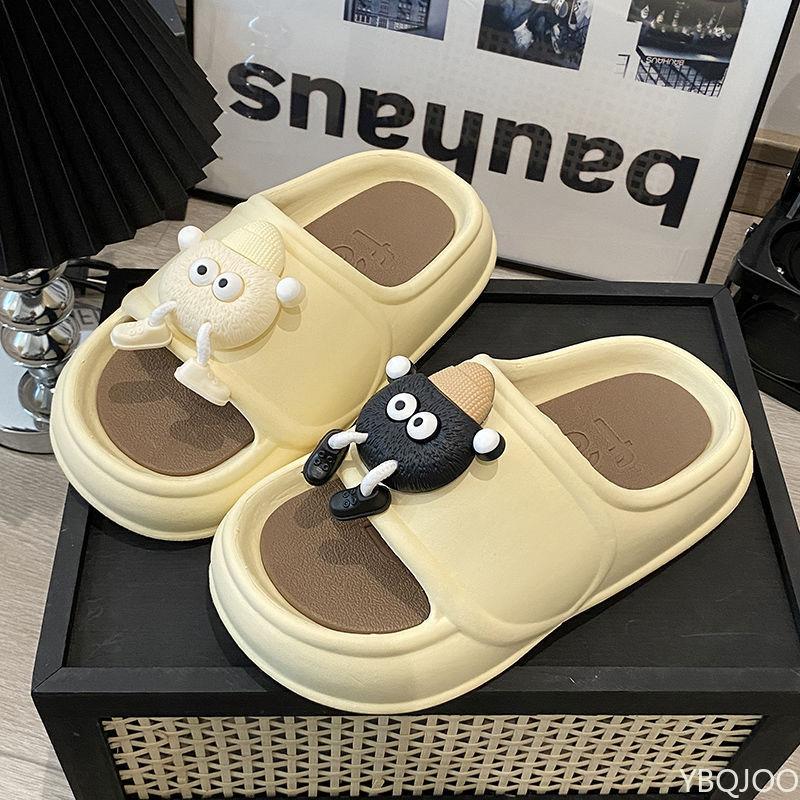 New Anti Slip EVA Slippers for Women Wearing Summer Cartoon Style Super Soft Odorless One-piece Women's Wear-resistant Slippers