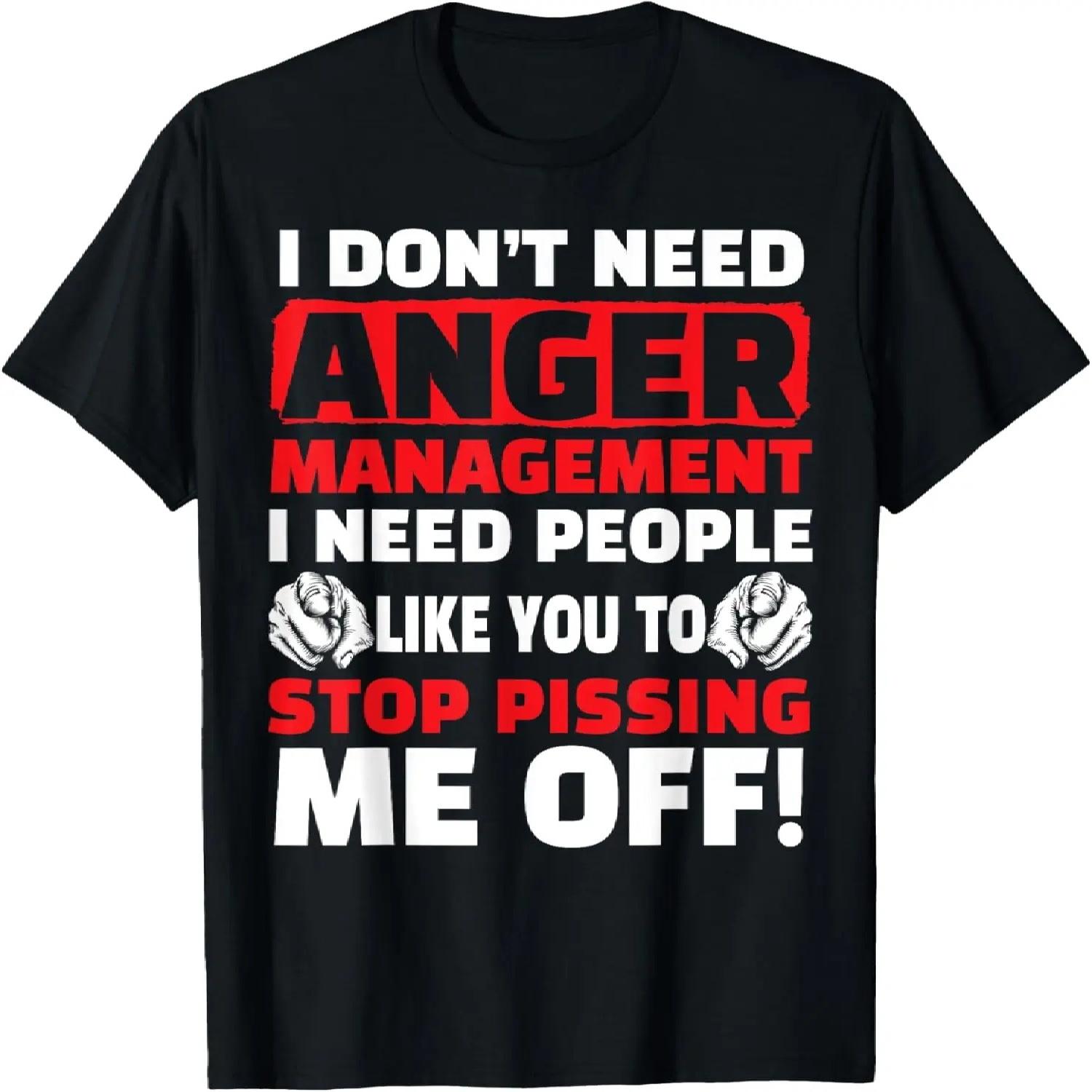 Мне не нужна терапия гнева - Забавная футболка для злых людей Футболка S