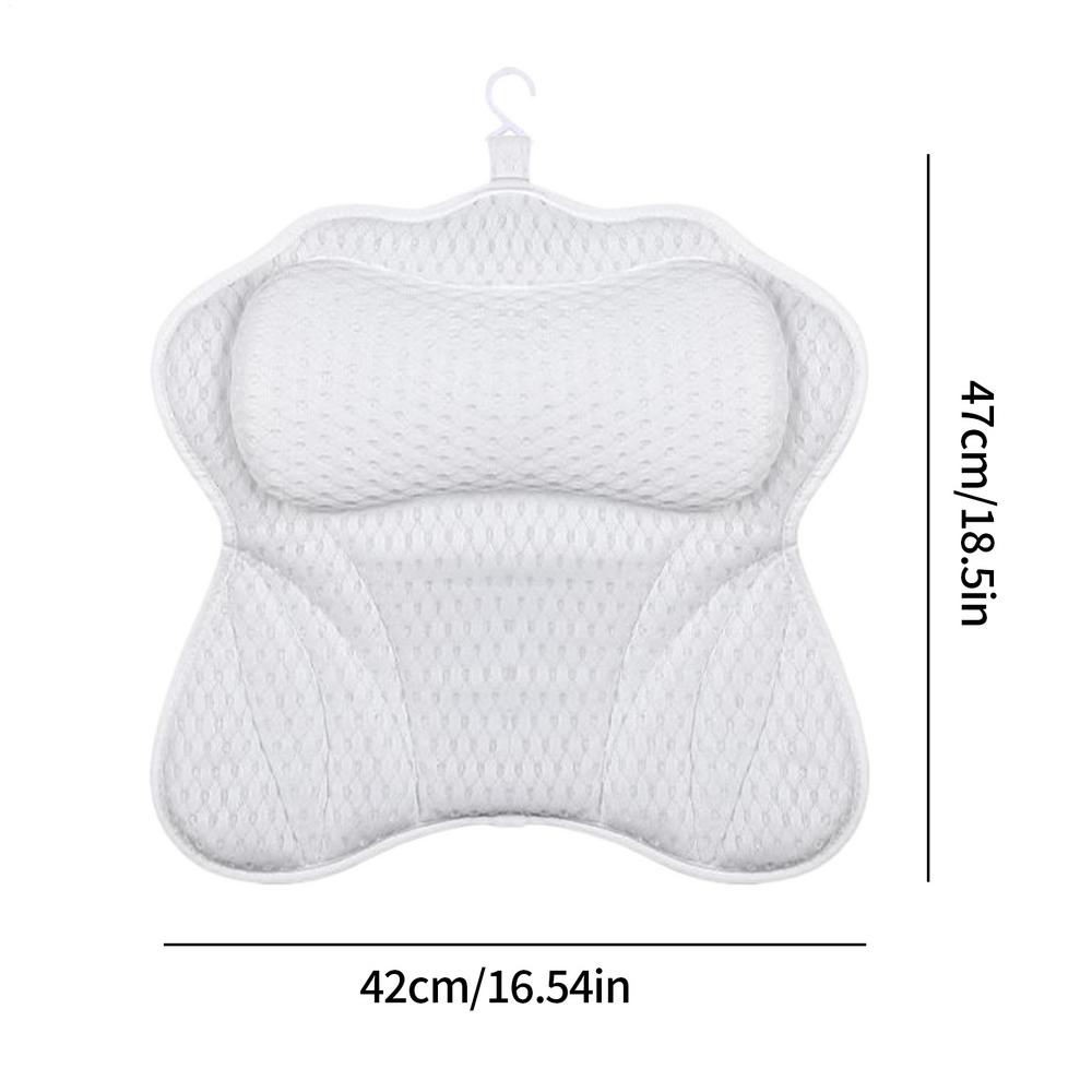 Tub Pillow For Bathtub Relaxing Bath Pillows For Tub Breathable Bathroom Accessories For Bathtub Home Hotel Bathing Shower