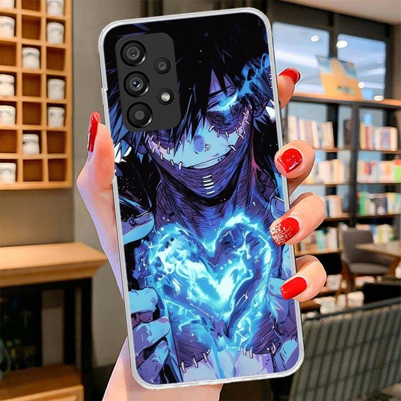 

Dabi MHA My Hero A-Academy Phone Case For Samsung Galaxy A12 A22 A32 A52 A72 A02S Phone Case Note 20 Ultra 10 S10 Plus A51 A71 A Samsung Note 20