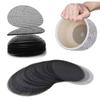 50PCS/Set Plastic Flower Pot Hole Mesh Pad Prevent Soil Loss Breathable Flower Pot Bottom Mat Round Flower Pot Gasket Garden
