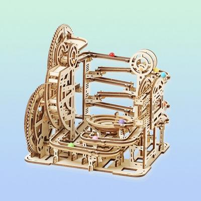 3D dreidimensionales Puzzle Perlenturm Holzpuzzle Konzentrationsverbesserung DIY Puzzle, Koreanische beliebte Puzzles