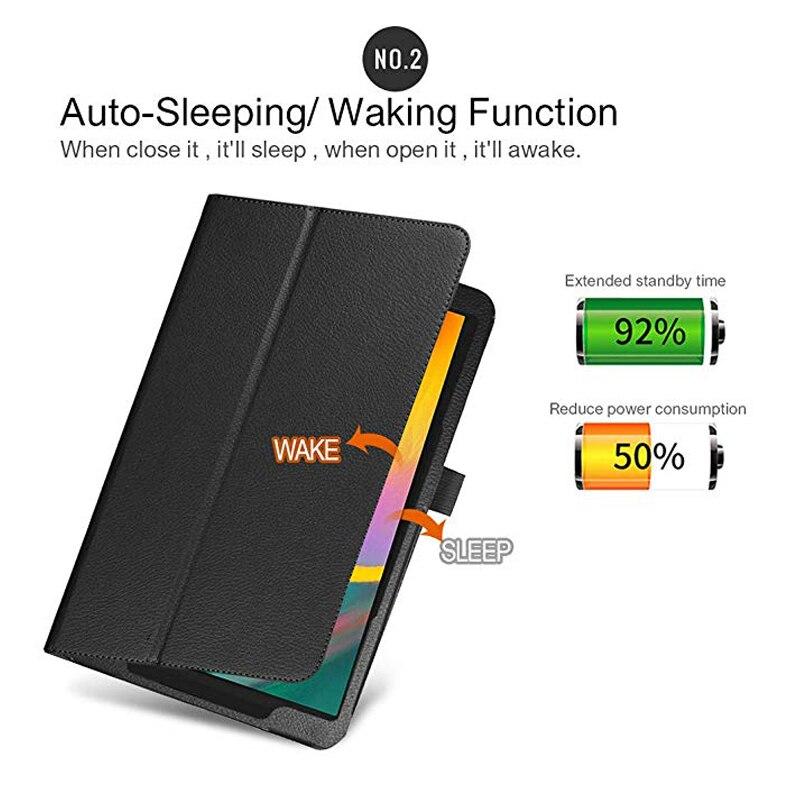 Pro Samsung Galaxy Tab A 10.1 A8 10.5 2021 pouzdro PU kožené magnetické flipové pouzdro pro Samsung Tab A7 10.4 SM-T510 SM-T515 T500 T505
