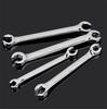 6 Pcs 6 Point Chrome Vanadium Steel Metric Flared Nut Spanner Wrench Set 6- 19Mm
