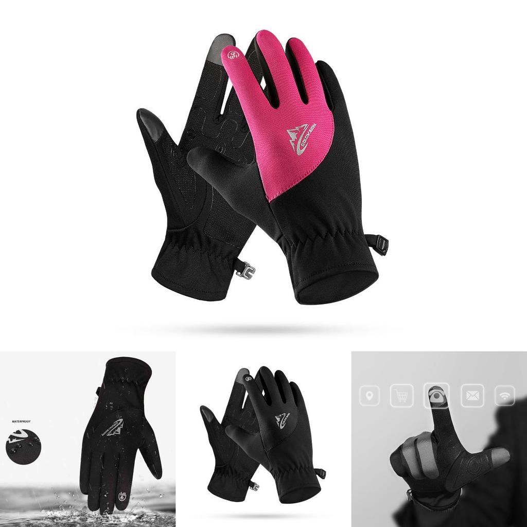Quality Men Women Winter Thermal Touch Screen Gloves Waterproof Ski Gloves**