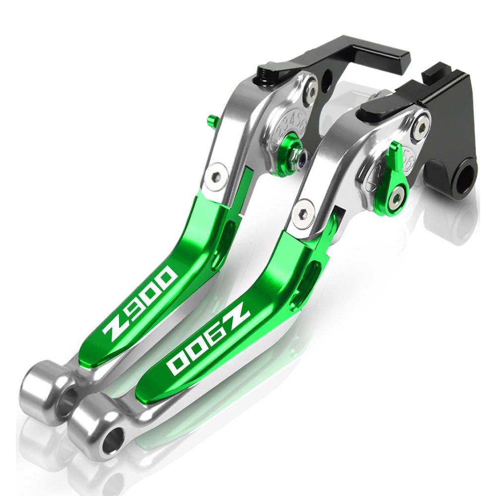 Motorcycle CNC Adjustable Extendable Foldable Brake Clutch Levers Handle Brakes Z900 For Kawasaki Z900 2017
