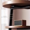 Bedside Cabinet for Home Use, Small Antique Creative Small Round Table Three Story Bedroom Bedside Storage Rack