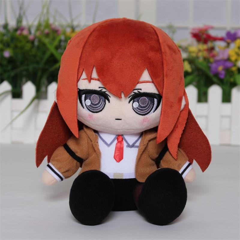

Game Steins Gate Makise Kurisu Plush Toy Stuffed Animal Game Christina Cartoon Pillow Cosplay Plushie Figure Fans Birthday Gifts