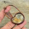 Ethiopian Opal In Ammonite Fossil Pendant Electroformed Copper Pendant Ethiopian Opal Pendant Handmade Jewelry Gemstone Pendant Gift for Her