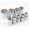 1/2 Inch Drive Socket Heads Set - 13Piece Metric Chrome Vanadium Steel Sockets with Mirror Finish SHORT Hexagon Sockets
